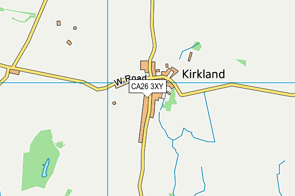 CA26 3XY map - OS VectorMap District (Ordnance Survey)