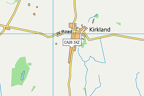 CA26 3XZ map - OS VectorMap District (Ordnance Survey)