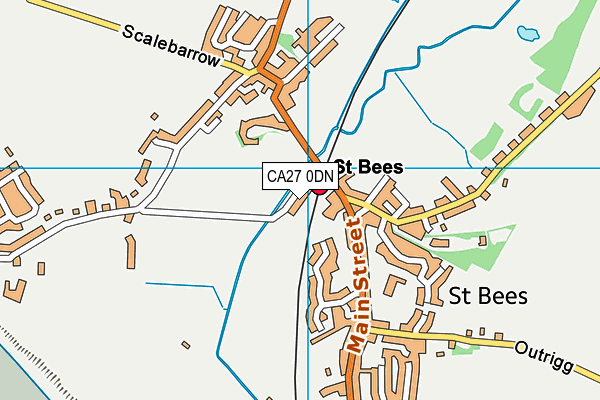 CA27 0DN map - OS VectorMap District (Ordnance Survey)