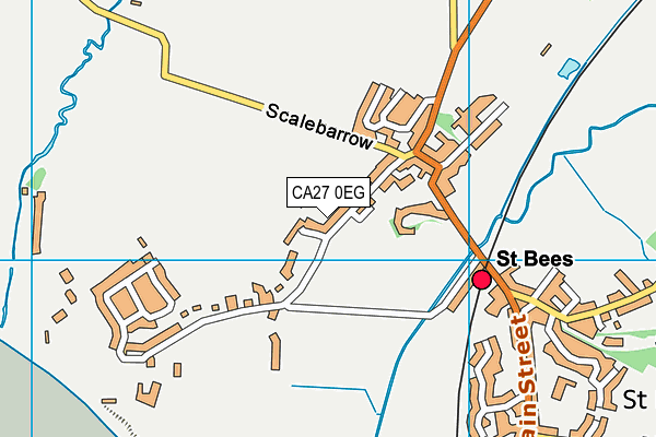 CA27 0EG map - OS VectorMap District (Ordnance Survey)