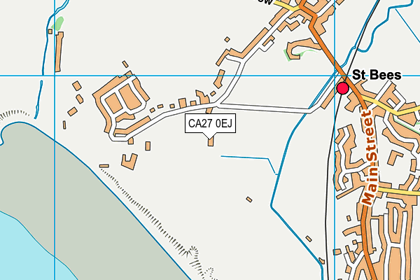 St Bees Golf Club map (CA27 0EJ) - OS VectorMap District (Ordnance Survey)