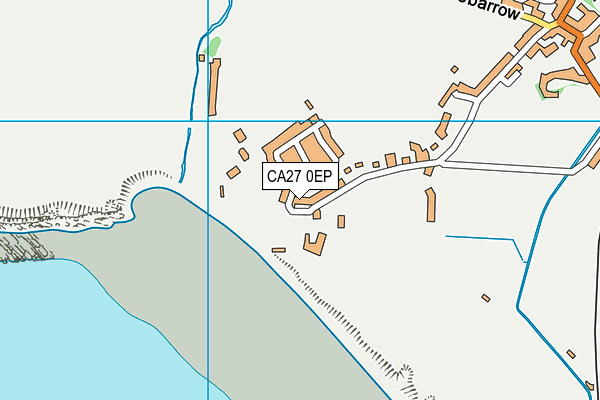 CA27 0EP map - OS VectorMap District (Ordnance Survey)