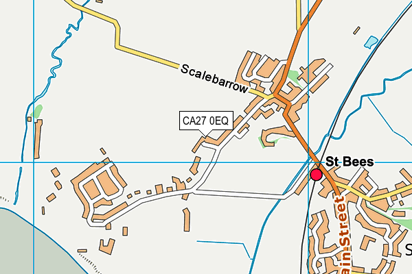 CA27 0EQ map - OS VectorMap District (Ordnance Survey)