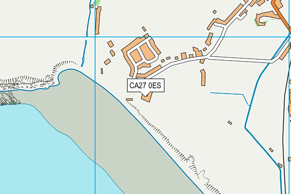 CA27 0ES map - OS VectorMap District (Ordnance Survey)