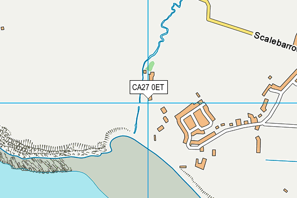 CA27 0ET map - OS VectorMap District (Ordnance Survey)