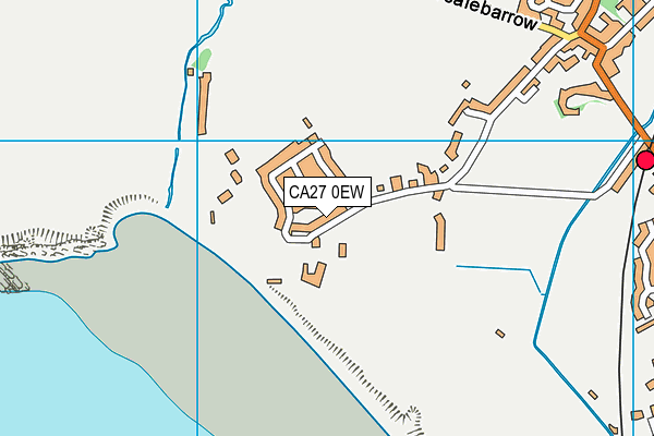 CA27 0EW map - OS VectorMap District (Ordnance Survey)