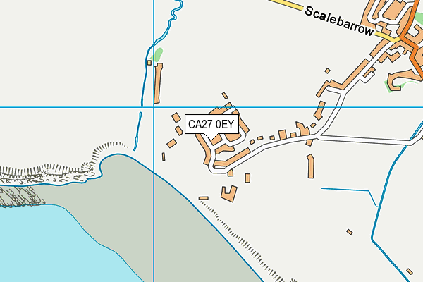 CA27 0EY map - OS VectorMap District (Ordnance Survey)