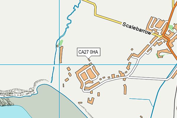 CA27 0HA map - OS VectorMap District (Ordnance Survey)