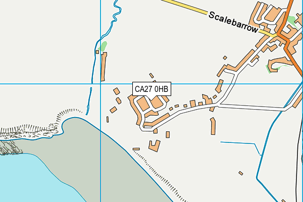 CA27 0HB map - OS VectorMap District (Ordnance Survey)