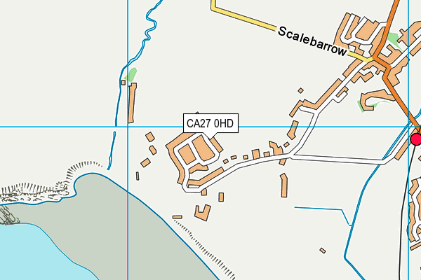 CA27 0HD map - OS VectorMap District (Ordnance Survey)