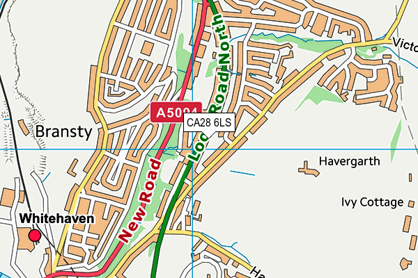 CA28 6LS map - OS VectorMap District (Ordnance Survey)