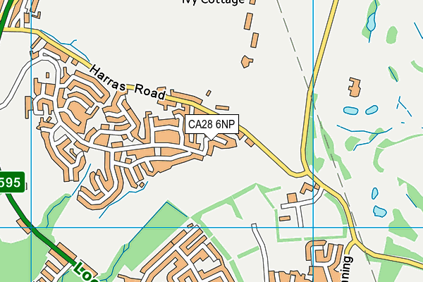 CA28 6NP map - OS VectorMap District (Ordnance Survey)