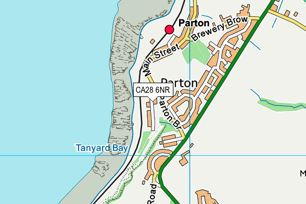 CA28 6NR map - OS VectorMap District (Ordnance Survey)