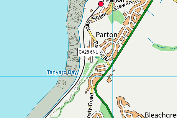 CA28 6NU map - OS VectorMap District (Ordnance Survey)