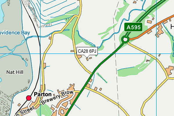 CA28 6PJ map - OS VectorMap District (Ordnance Survey)