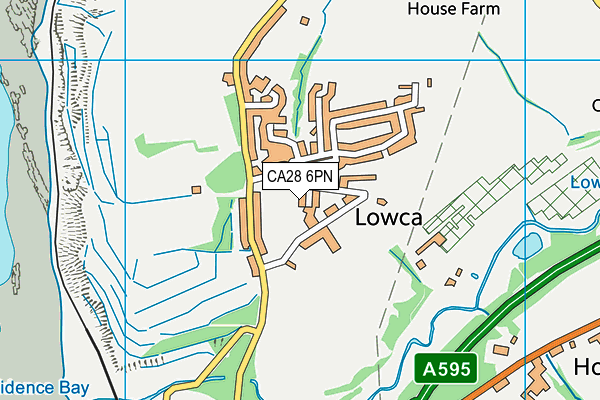 CA28 6PN map - OS VectorMap District (Ordnance Survey)