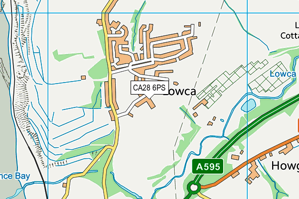 CA28 6PS map - OS VectorMap District (Ordnance Survey)