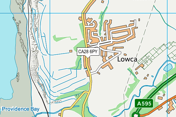 CA28 6PY map - OS VectorMap District (Ordnance Survey)