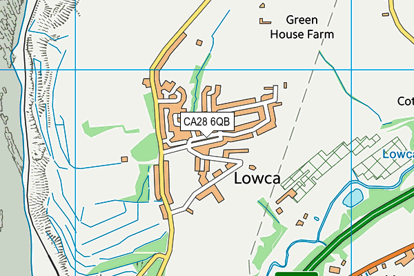 CA28 6QB map - OS VectorMap District (Ordnance Survey)