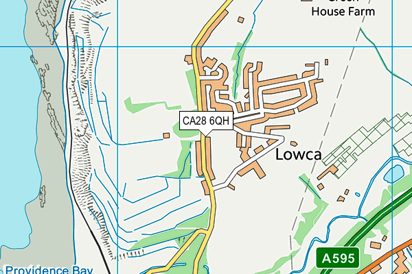 CA28 6QH map - OS VectorMap District (Ordnance Survey)