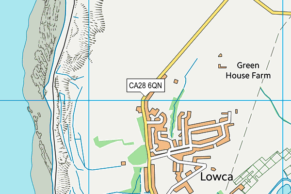 CA28 6QN map - OS VectorMap District (Ordnance Survey)