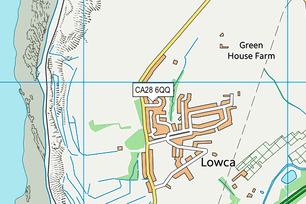 CA28 6QQ map - OS VectorMap District (Ordnance Survey)