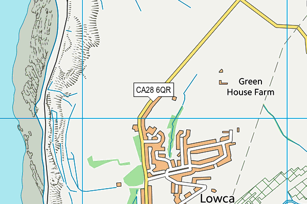 CA28 6QR map - OS VectorMap District (Ordnance Survey)