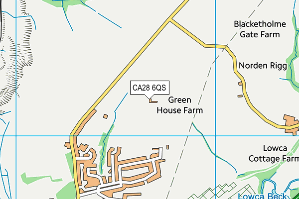 Lowca Community School map (CA28 6QS) - OS VectorMap District (Ordnance Survey)