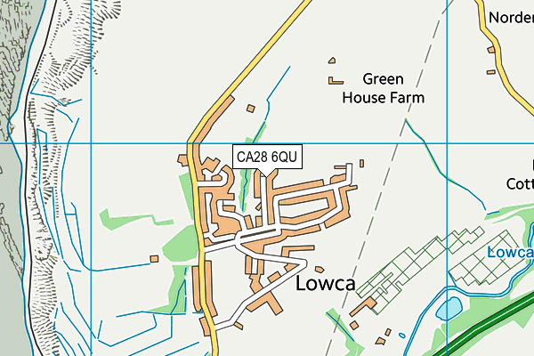 CA28 6QU map - OS VectorMap District (Ordnance Survey)