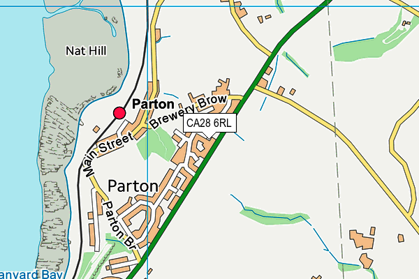 CA28 6RL map - OS VectorMap District (Ordnance Survey)