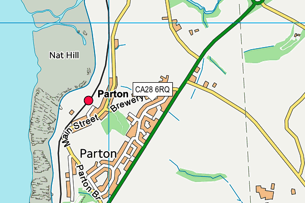 CA28 6RQ map - OS VectorMap District (Ordnance Survey)