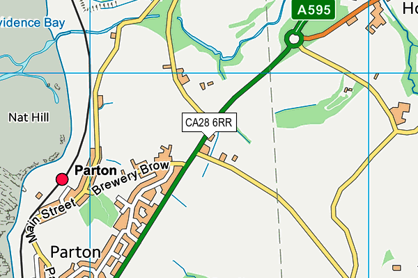 CA28 6RR map - OS VectorMap District (Ordnance Survey)