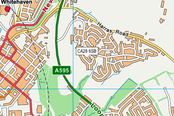 CA28 6SB map - OS VectorMap District (Ordnance Survey)