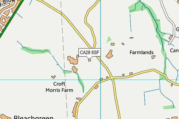 CA28 6SF map - OS VectorMap District (Ordnance Survey)