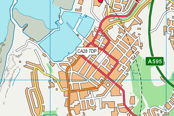 CA28 7DP map - OS VectorMap District (Ordnance Survey)