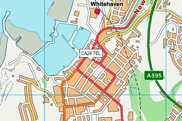 CA28 7EL map - OS VectorMap District (Ordnance Survey)