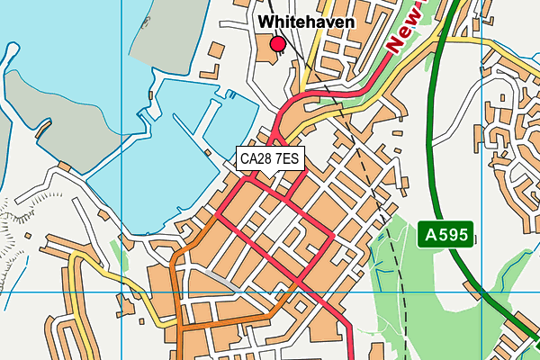 CA28 7ES map - OS VectorMap District (Ordnance Survey)