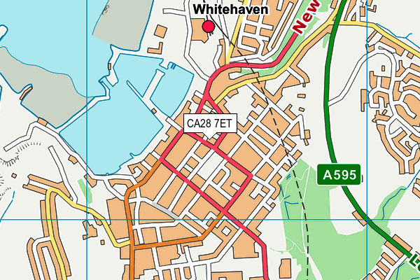 CA28 7ET map - OS VectorMap District (Ordnance Survey)