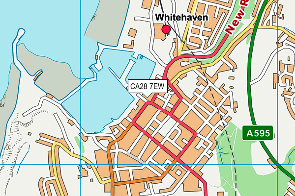 CA28 7EW map - OS VectorMap District (Ordnance Survey)