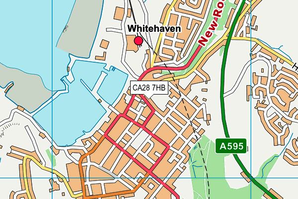 CA28 7HB map - OS VectorMap District (Ordnance Survey)