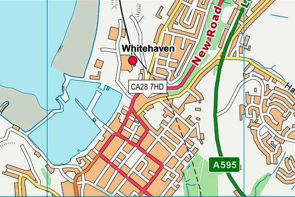 CA28 7HD map - OS VectorMap District (Ordnance Survey)