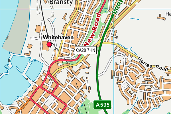 CA28 7HN map - OS VectorMap District (Ordnance Survey)