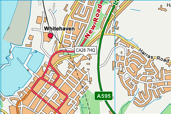 CA28 7HQ map - OS VectorMap District (Ordnance Survey)