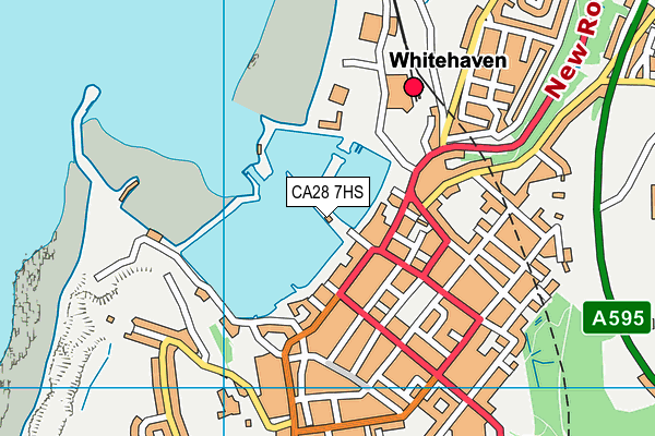 CA28 7HS map - OS VectorMap District (Ordnance Survey)