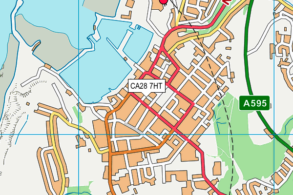 CA28 7HT map - OS VectorMap District (Ordnance Survey)