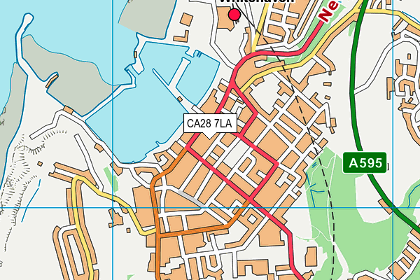 CA28 7LA map - OS VectorMap District (Ordnance Survey)