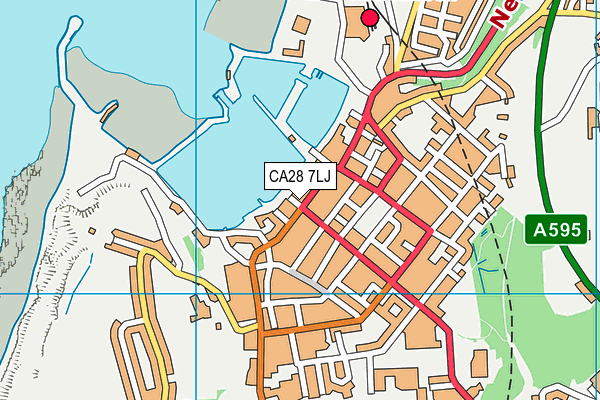 CA28 7LJ map - OS VectorMap District (Ordnance Survey)