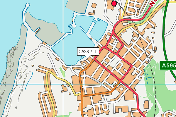 CA28 7LL map - OS VectorMap District (Ordnance Survey)