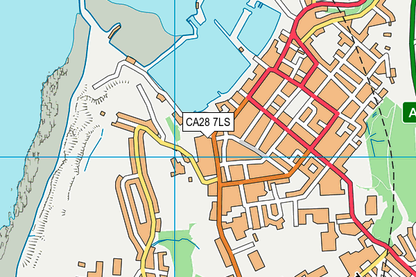 CA28 7LS map - OS VectorMap District (Ordnance Survey)