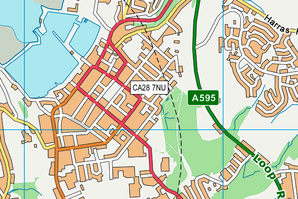 CA28 7NU map - OS VectorMap District (Ordnance Survey)